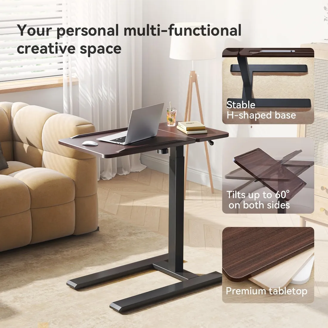 Sihoo Bureau assis-debout, référence B0DDXL7WR7 — miniature 2