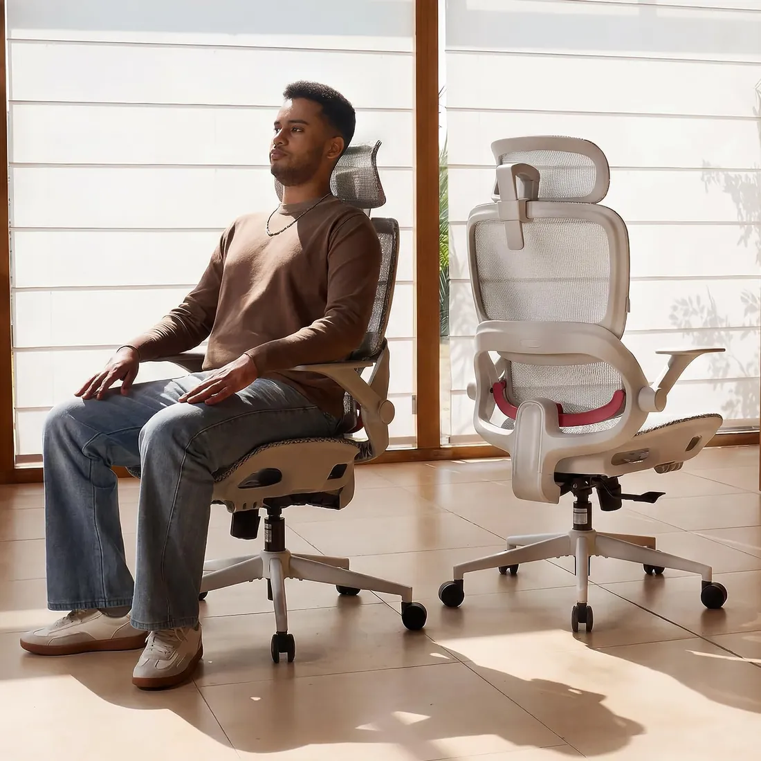 Sihoo Chaise ergonomique Gris Clair · 692W, référence B0H992692W — vue 2