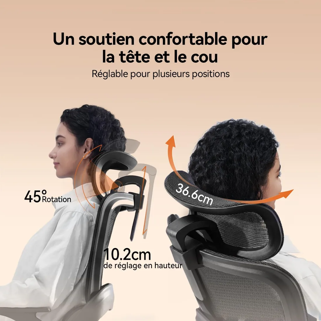 Sihoo Chaise ergonomique Noir Charbon · M3S7, référence B0HCTYM3S7 — miniature 3