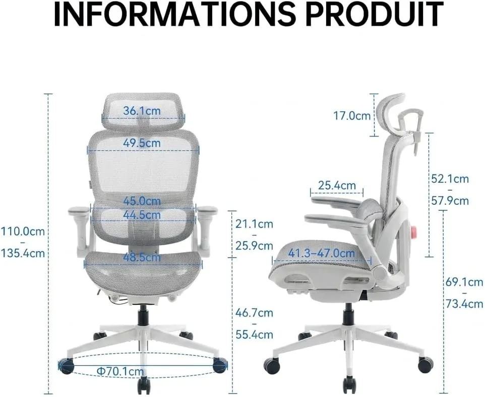 Sihoo Chaise ergonomique 6D, référence B0HFMV64JS — miniature 3